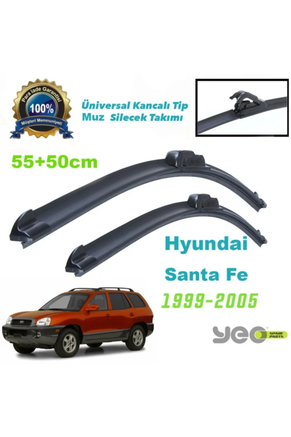 Hyundai Santa Fe Aeroflex Muz Silecek Takımı ürün görseli 1
