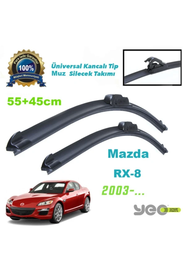 Mazda Rx-8 Aeroflex Muz Silecek Takımı ürün görseli 1