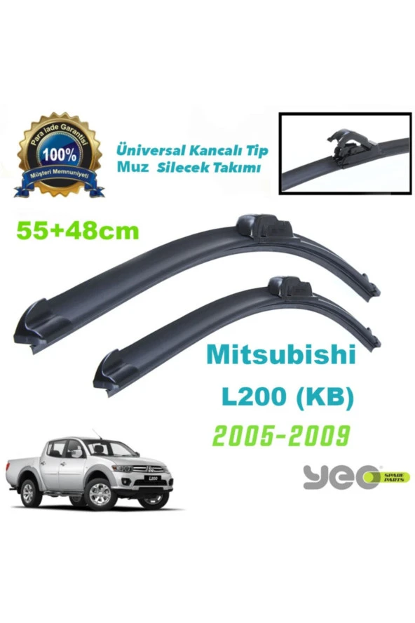 Mitsubishi L200 Aeroflex Muz Silecek Takımı 2005-2009 ürün görseli 1