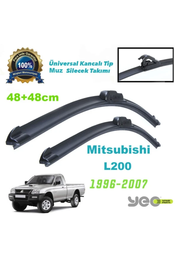 Mitsubishi L200 Aeroflex Muz Silecek Takımı 1996-2007 ürün görseli 1
