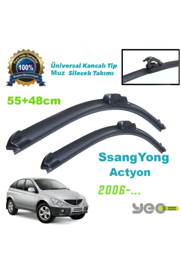 Ssangyong Actyon Aeroflex Muz Silecek Takımı ürün görseli 1