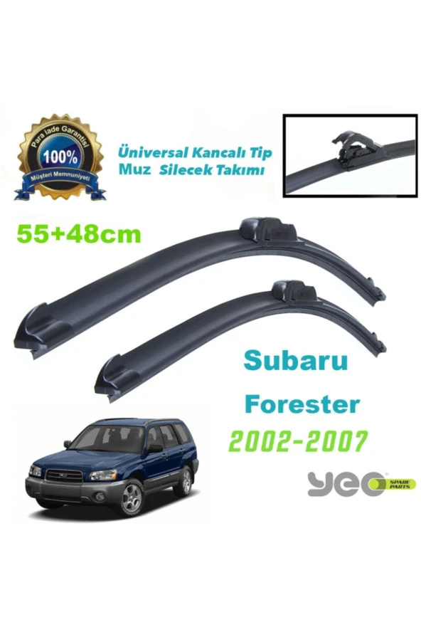 Subaru Forester Aeroflex Muz Silecek Takımı 2002-2007 ürün görseli 1