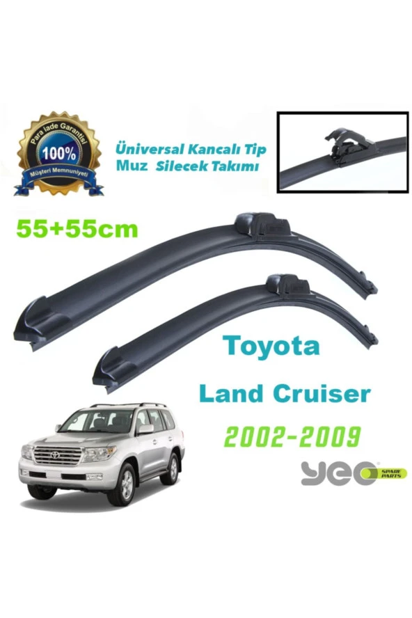 Toyota Land Cruiser (2002-2009) Muz Silecek Takımı Aeroflex ürün görseli 1