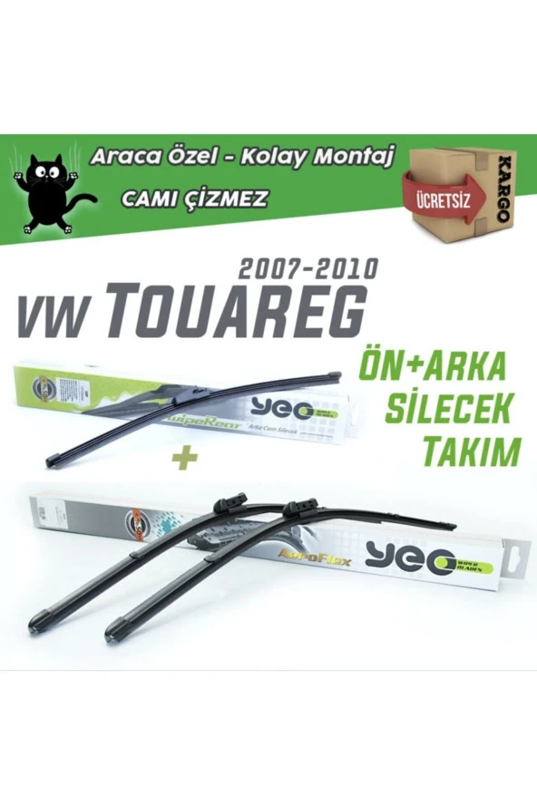 Vw Touareg Ön & Arka Silecek Takımı Aeroflex 2007-2010 ürün görseli 1