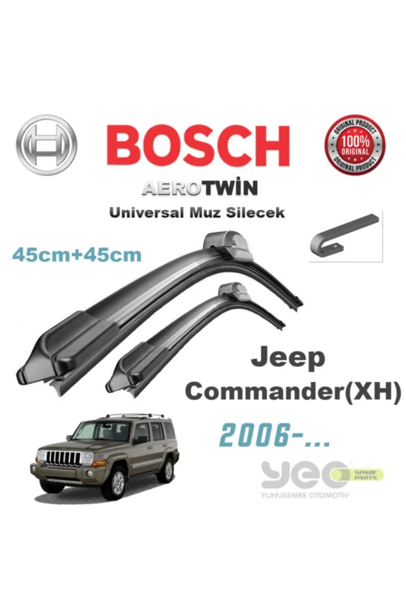 Jeep Commader Aerotwin Muz Silecek Takımı ürün görseli 1
