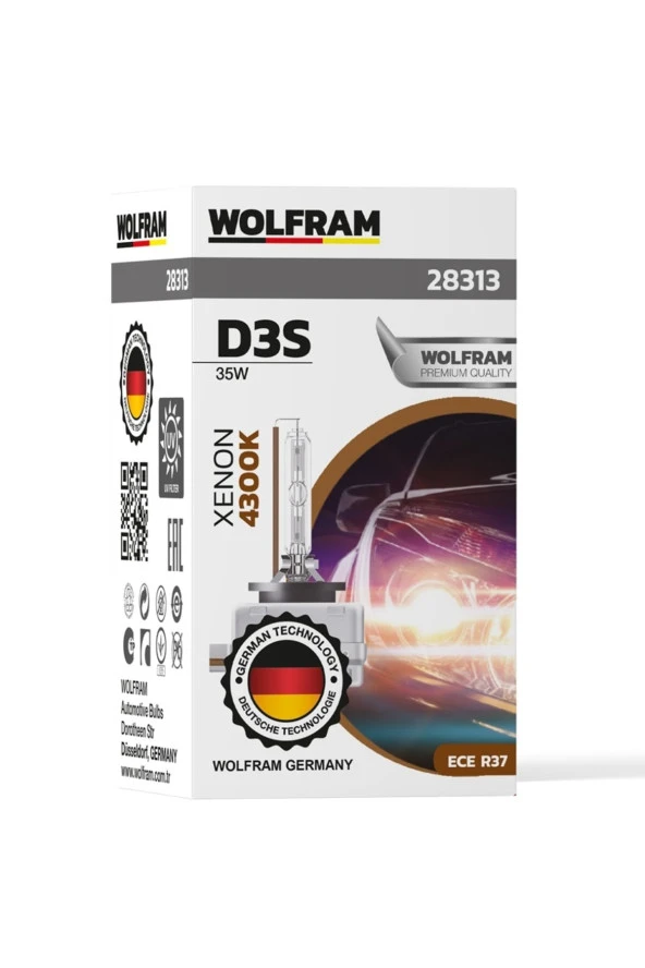 D3s 4300k Led Xenon Ampul (KAHVERENGİ ÇUBUK) ürün görseli 1