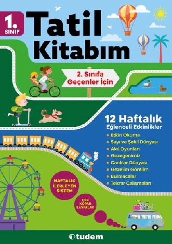 1.Sınıf Tatil Kitabım Tudem Yayınları ürün görseli 1