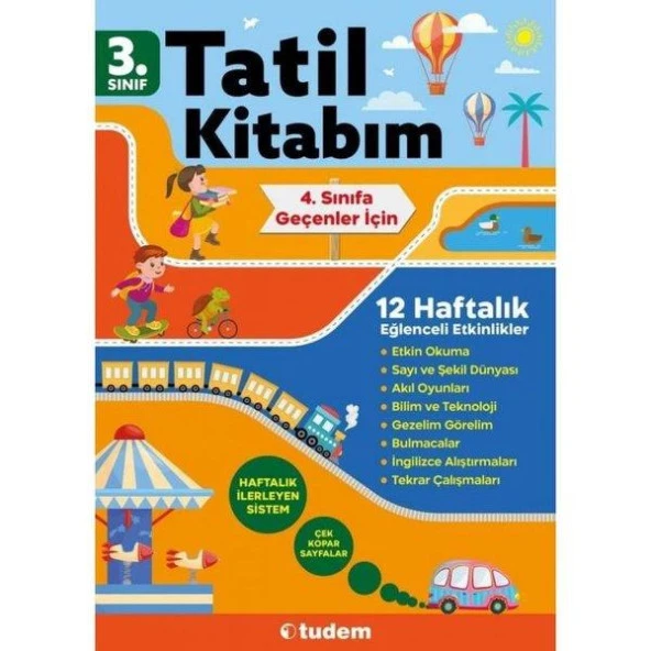 3. Sınıf Tatil Kitabım Tudem Yayınları ürün görseli 1