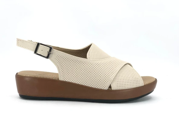Ayakdaş 5513 Kadın Düz Taban Sandalet - Resim 9