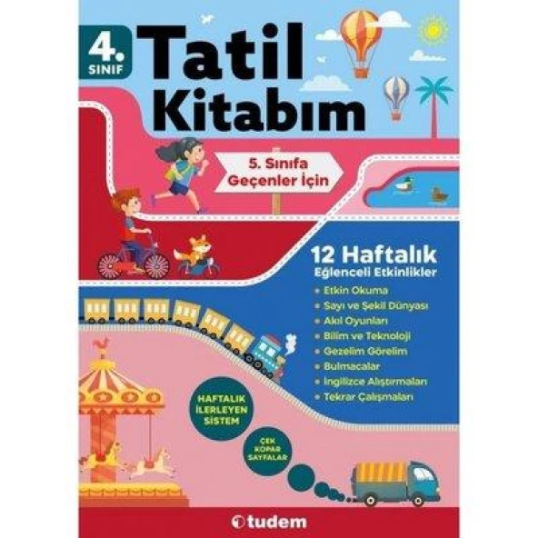 4. Sınıf Tatil Kitabım Tudem Yayınları ürün görseli 1
