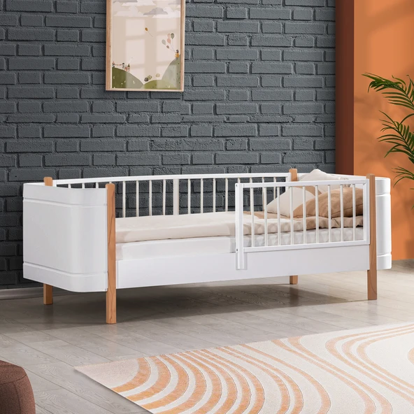 Setay MDF Karyola, Lidya Montessori Yatak - Ceviz 90x190 cm ürün görseli 1
