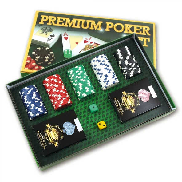 Premium Poker Seti Özel Üretim Elit Seri Kaliteli 100 Çipli ürün görseli 1
