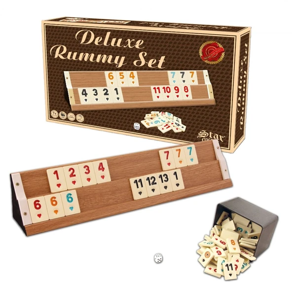 Deluxe Ahşap Okey Takımı - Resim 2