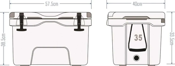 Aden Plus Buzluk 35 Litre - Resim 2