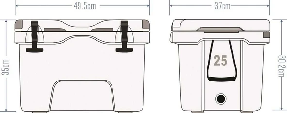 Aden Buzluk 25 Litre - Resim 4