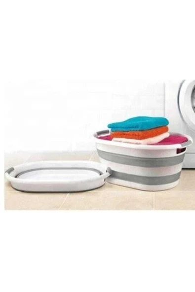 Magic Katlanabilir 25 Lt Çamaşır Sepeti - Resim 3