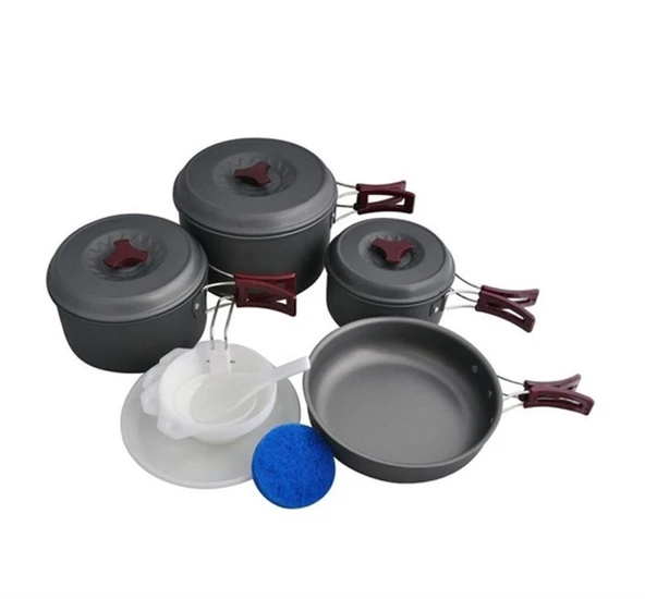 Anodize Alüminyum Kazanlı Yemek Seti C565-HA ürün görseli 1