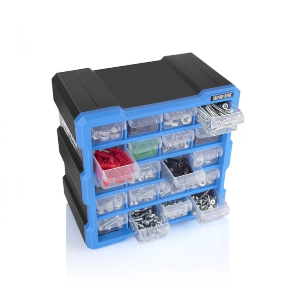 20 Bölmeli Monoblok Çekmeceli Organizer - Resim 3