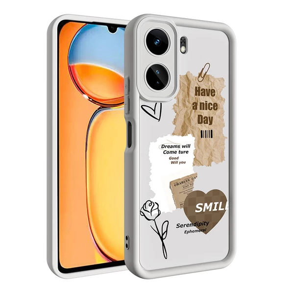 Xiaomi Poco C65 Kılıf Kamera Korumalı Baskılı Arka Yüzey Klas Kılıf ürün görseli 1