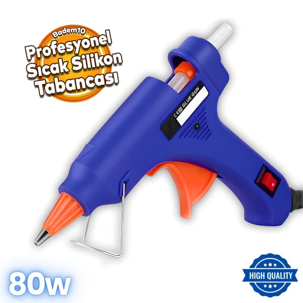 Profesyonel Sıcak Silikon Tabancası 80W Kalın Mum 11.2 mm Kaliteli ürün görseli 1