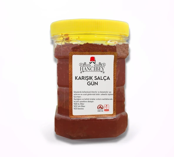 Karışık Gün Salça (Acı, Tatlı ve Domates) 3 Kg - Resim 2