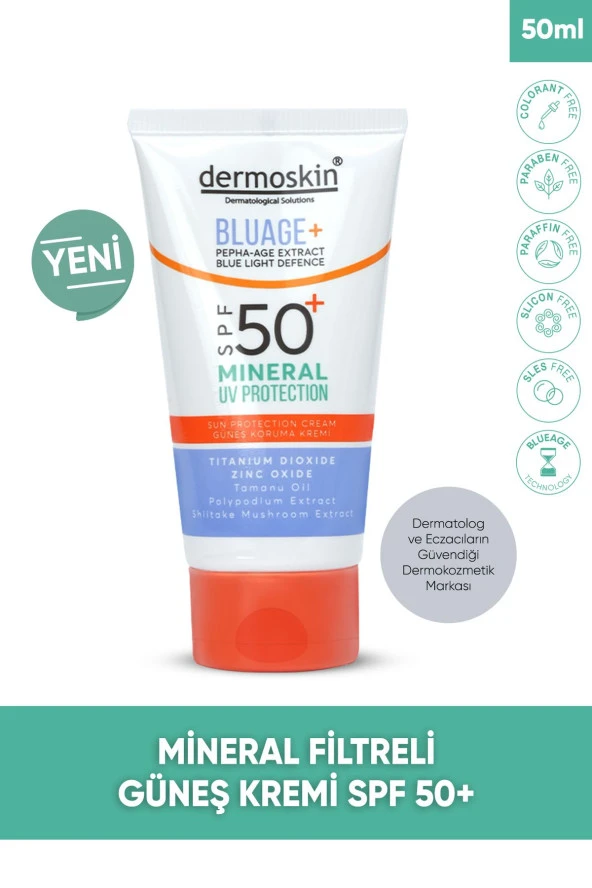 DERMOSKİN MİNERAL UV PROTECTİON SPF50+ 30 ML - Resim 5