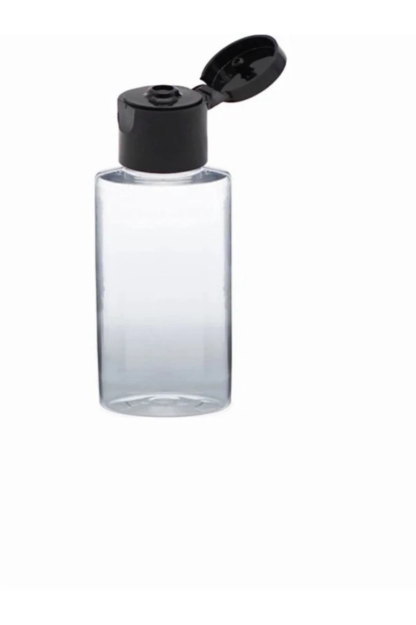 50ml - Likit- Dezenfektan - Kolonya - Siyah - Fliptop - Kapaklı- 25 Adet ürün görseli 1