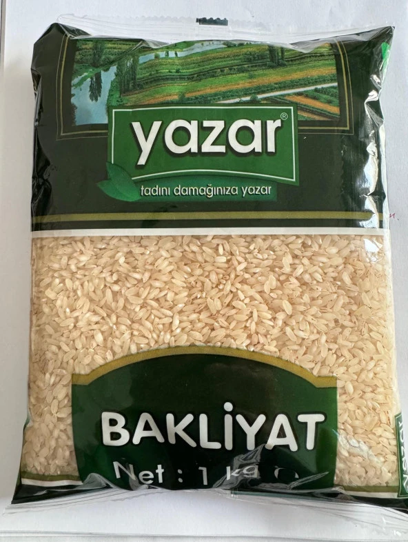 Yazar Kırmızı Çizgili Yerli (Ata Tohumu) Pilavlık Pirinç 1 Kg x 6 Paket ürün görseli 1