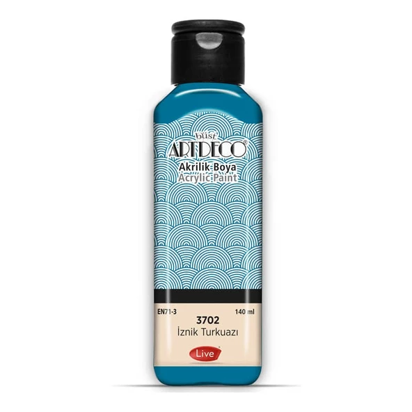 Artdeco Akrilik Boya 140 ml 3702 İZNİK TURKUAZI ürün görseli 1