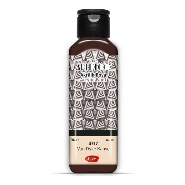 Artdeco Akrilik Boya 140 ml 3717 VAN DYKE KAHVE ürün görseli 1