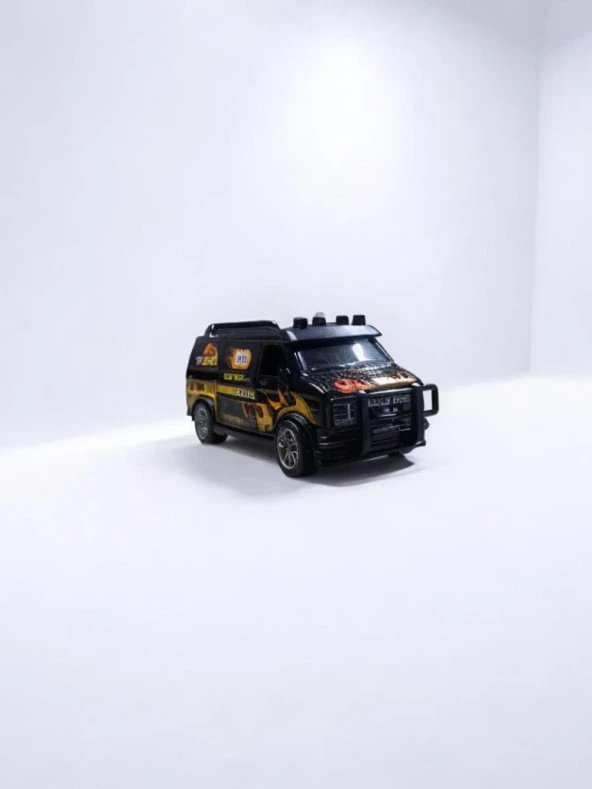 Nostaljik Metal Çek Bırak Minibüs ( 1/36 Ölçek ) ürün görseli 1