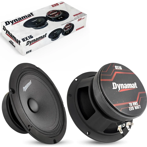 Dynamat Bx-16 Oto Midrange 16CM 220 Watt 2 Adet ürün görseli 1