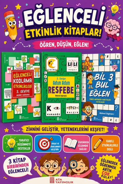 Ata 3.Sınıf Kodlama + Resfebe + Bil Bul Eğlen - Resim 2