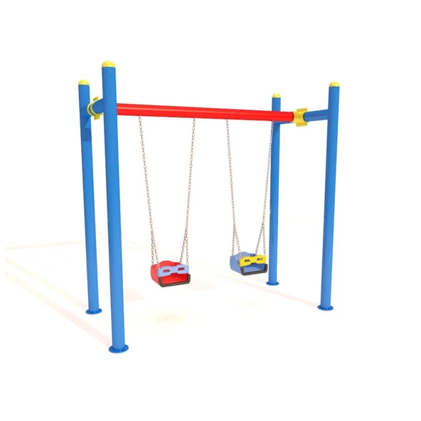 İkili Salıncak, Standart Tip Park Salıncağı 114x2mm ürün görseli 1