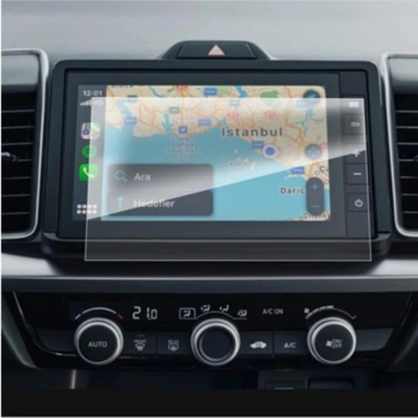 Honda Yeni City 8 Inç Navigasyon Uyumlu 9H Nano Ekran Koruyucu ürün görseli 1