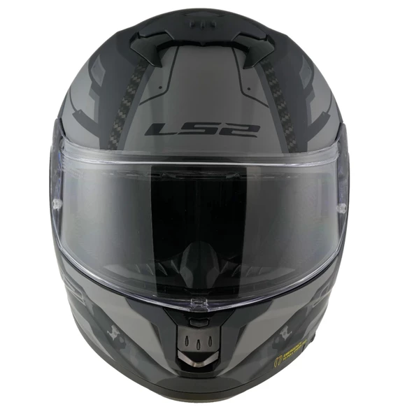 LS2 SSTREAM 2 SHADOW MAT TITANIUM-GRİ KASK - Resim 3