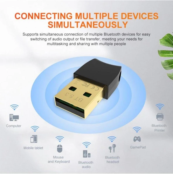 Alfalink AL-BL5.3 Bluetooth  Dongle  ver. 5.3 - Resim 7