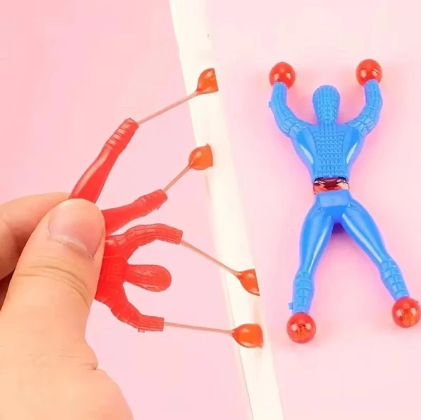 Cama yapışkan takla atan örümcek adam oyuncak şaka yapışkan Taklacı spider man - 1 Adet ürün görseli 1