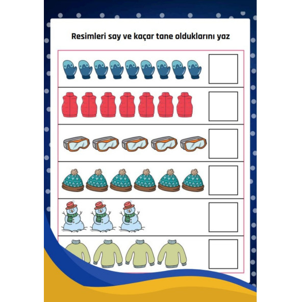 Okul Öncesi Mevsimler Aktivite Kitabı - Resim 4