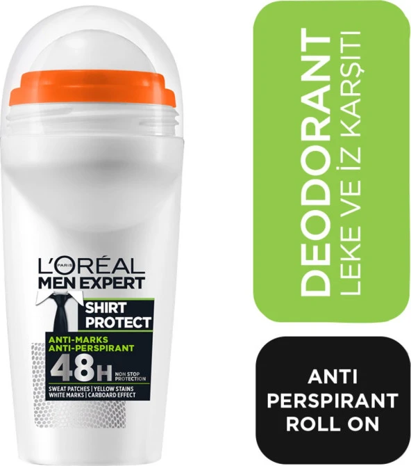L'Oreal Paris Men Expert Shirt Protect Roll On 50 Ml ürün görseli 1