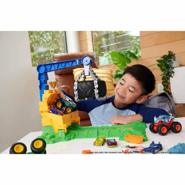 Hot Wheels Monster Trucks Arenada Rhinomite Mücadelesi Oyun Seti HTP18 ürün görseli 1