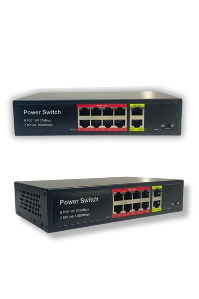 Poe Switch Pr-830g 8 2 Port Smart ürün görseli 1