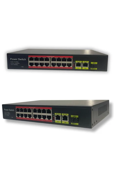 Poe Switch Pr-1630g 16 3 Port Smart ürün görseli 1