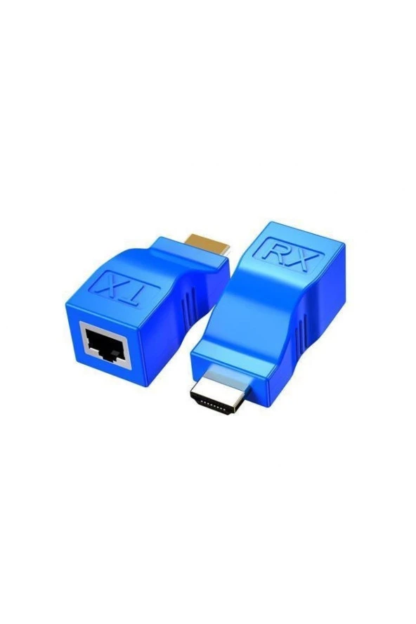 Extender Uzatma Adaptörü Cat5 Cat6 30 metre ürün görseli 1