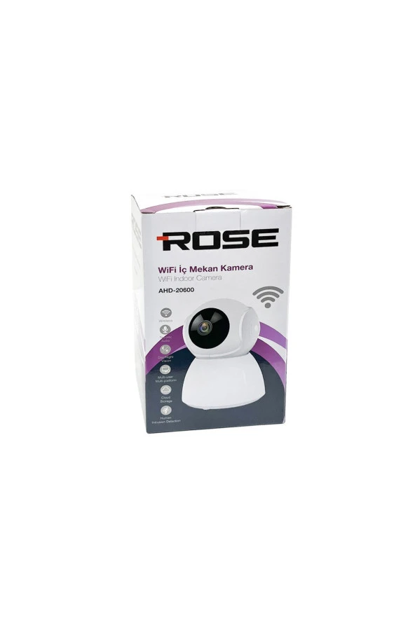 Kablosuz Wifi Kamera Ahd-20600 2mp 1080p Çift Antenli Kablosuz Wifi Iç Mekan Güvenlik Kamerası ürün görseli 1