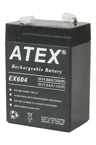 Ax604 6v 4ah Bakımsız Kuru Akü ürün görseli 1