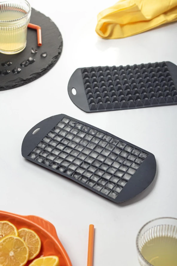 Antrasit Piramit Buz Kalıbı(13*24*2 cm) - Resim 2