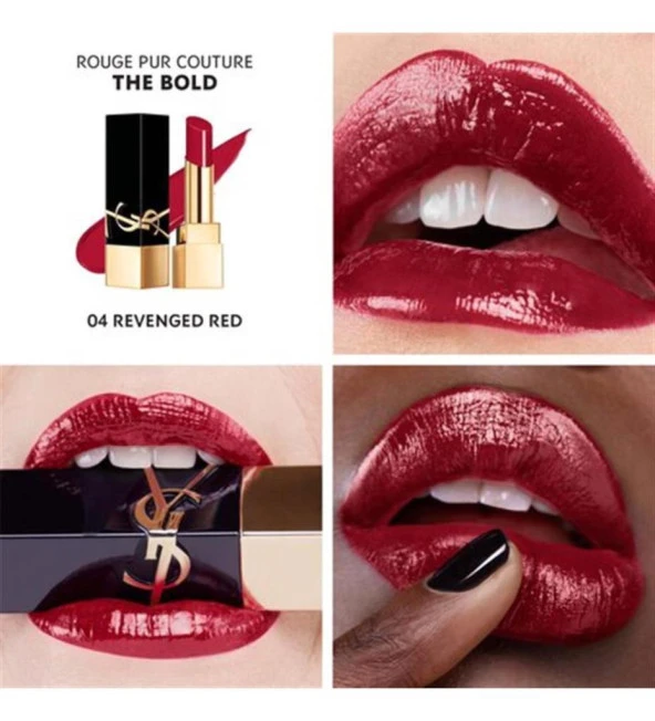 Yves Saint Laurent Rouge Pur Couture The Bold 4 REVENGED RED ürün görseli 1