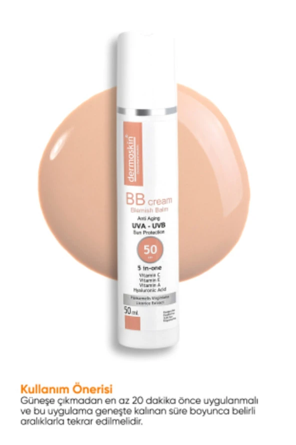 DERMOSKİN BB CREAM 50 SPF - Resim 2