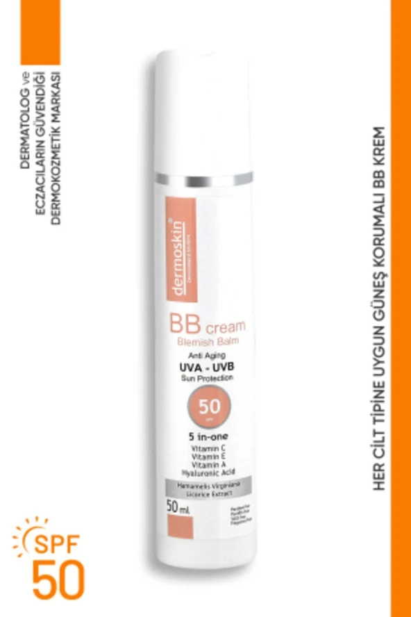 DERMOSKİN BB CREAM 50 SPF - Resim 3
